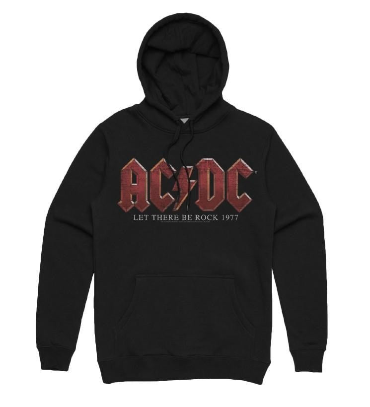 AC/DC - Let There Be Rock Black Unisex Pullover Hood