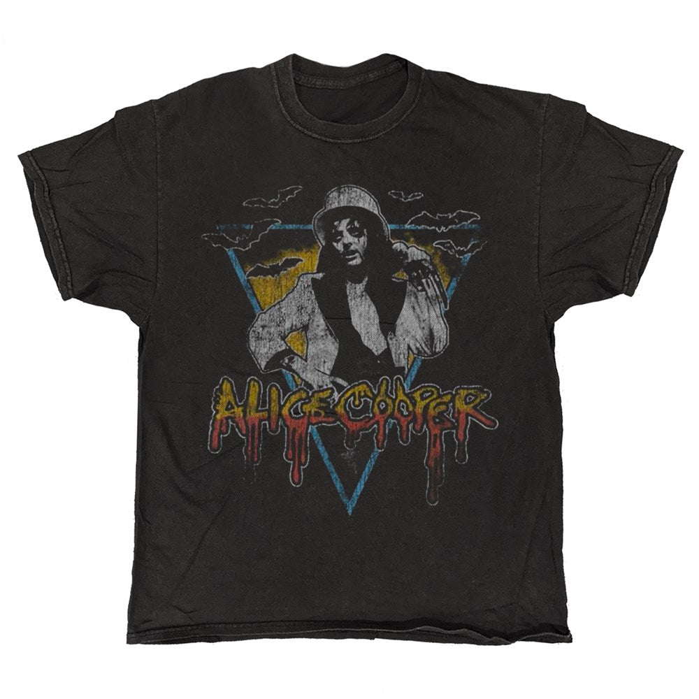 Alice Cooper - Bats Tour - T-shirt Vintage Wash Black