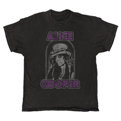 Alice Cooper - Top Hat - Black Vintage T-shirt