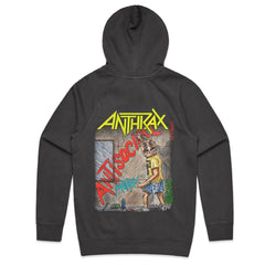 ANTHRAX - I'm Anti-Social - Faded Black Hoodie
