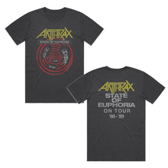 ANTHRAX - SOE on Tour - Faded Black T-shirt