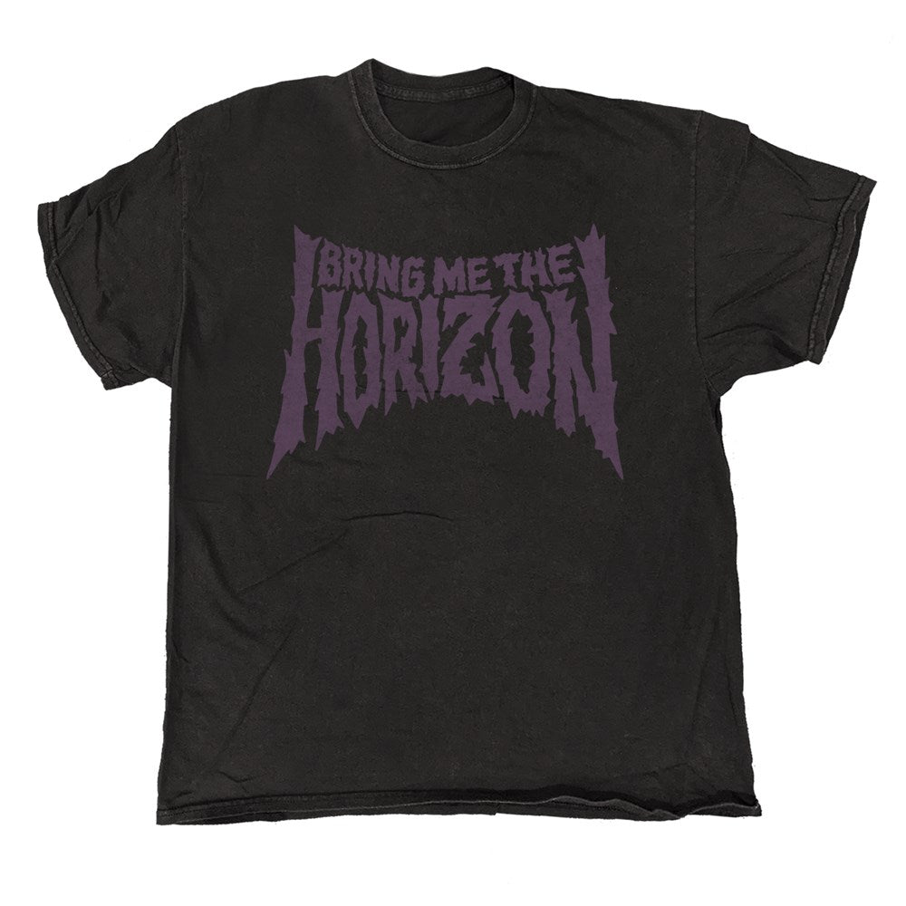 Bring Me The Horizon - Reaper Cartoon - Vintage Wash T-shirt Black