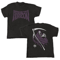 Bring Me The Horizon - Reaper Cartoon - Black Vintage T-shirt
