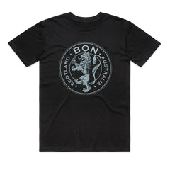 Bon Scott - Crest Logo - Black T-shirt