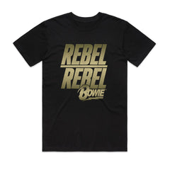 David Bowie - Rebel Rebel - Black T-shirt