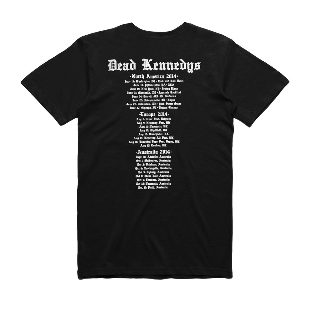 Dead Kennedys - Logo Tour T-shirt 2014 - Black (Limited Tour Item)