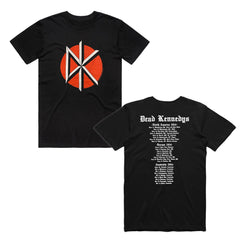 Dead Kennedys - Logo Tour 2014 - Black T-shirt (Limited Tour Item)