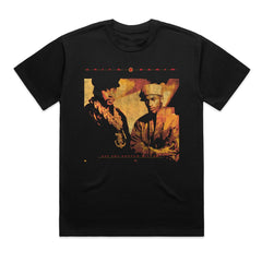 Eric B & Rakim - Rhythm - Black Garment-dyed T-shirt