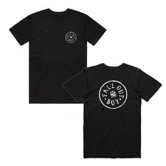 Fall Out Boy - Rose Badge - Black T-shirt