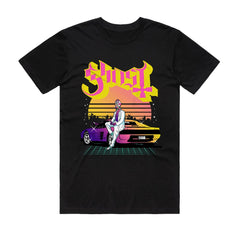 Ghost - Miami Vice - Black T-shirt