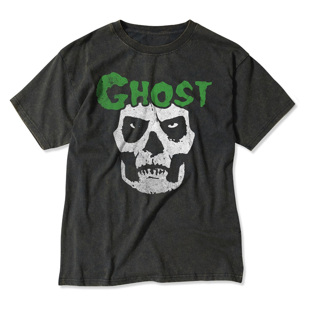 Ghost - Skull - T-shirt Vintage Black