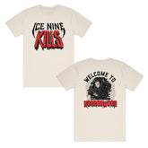 Ice Nine Kills - Cartoon - Cream T-shirt