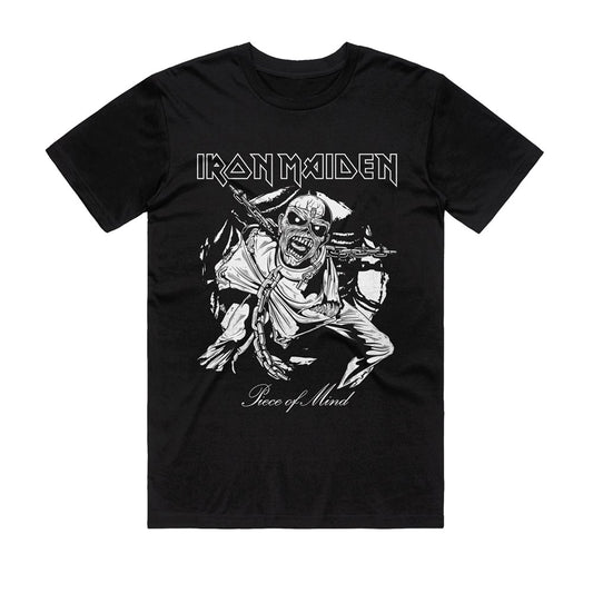 Iron Maiden - POM Grey - Black T-shirt
