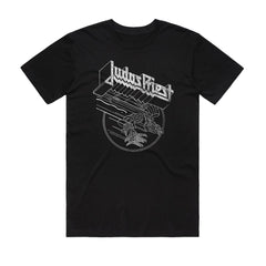 Judas Priest - SFV Lineart - Black T-shirt