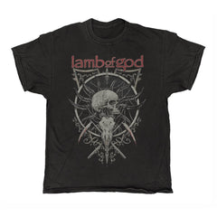 Lamb of God - Skull Kopia - Black Vintage T-shirt