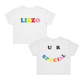 Lizzo - Special Letters - Womens White Crop