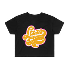 Lizzo - Swirl - Womens Black Crop