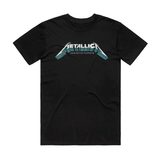 Metallica - MOP Logo - T-shirt Black Black