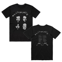 Metallica - Four Faces Retro - Black T-shirt