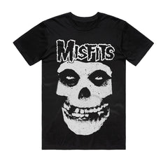 Misfits - Classic Fiend with Logo - Black T-shirt