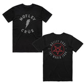 Motley Crue - Bolt World Tour - Black T-shirt