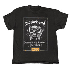Motorhead - Everything Forever - Black Vintage T-shirt