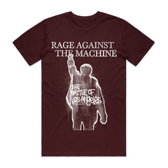 Rage Against The Machine - Album Cover - Maroon T-shirt