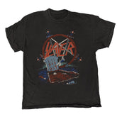Slayer - Grave Tour - Black Vintage T-shirt