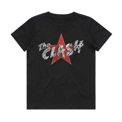The Clash - Star Logo - Kids Black T-shirt