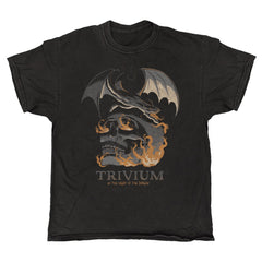 Trivium - Court of the Dragon - Black Vintage T-shirt