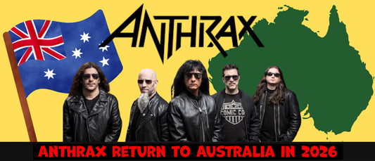 🎸 Anthrax Return to Australia in 2026 - Thrash Metal Legends Hit the Road!
