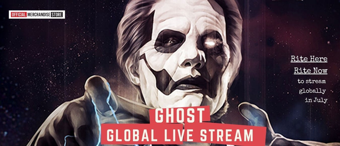 Ghost Announces Global Livestream of Rite Here Rite Now Film