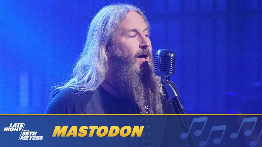 Mastodon perform 'Teardrinker' on 'Late Night With Seth Myers' Official Merchandise Store