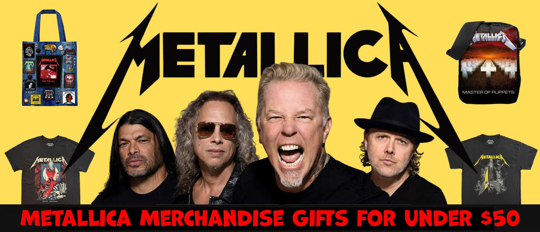 Metallica Merchandise Gifts for Under $50