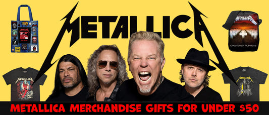 Metallica Merchandise Gifts for Under $50