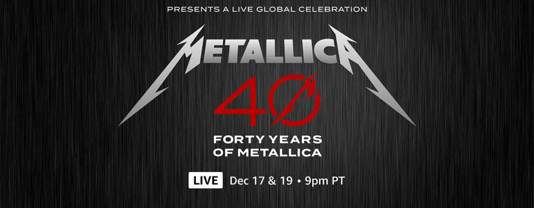 Metallica 40th Anniversary Shows will be live streamed Official Merchandise Store