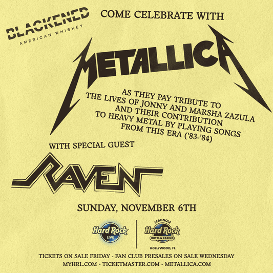 Metallica announce â€˜Kill â€˜Em Allâ€™ and â€˜Ride The Lightningâ€™ concert Official Merchandise Store