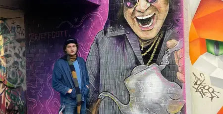Ozzy Osbourne Mural in Birmingham Official Merchandise Store