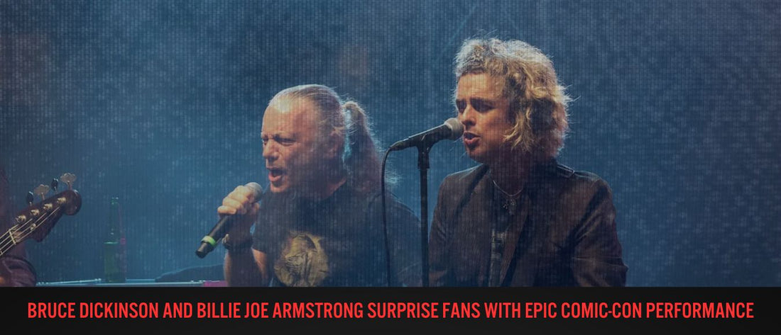 Bruce Dickinson Joins Billie Joe Armstrong for Surprise Comic-Con Performance