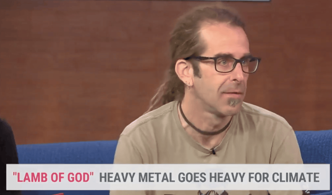 Randy Blythe of 'Lamb of God' appears on Weather Channel Official Merchandise Store