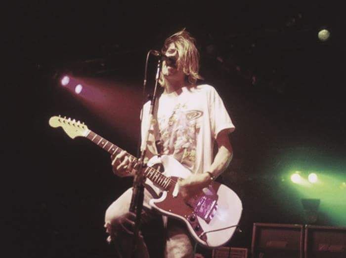 The final song sang by Kurt Cobain at Nirvana's last gig Official Merchandise Store