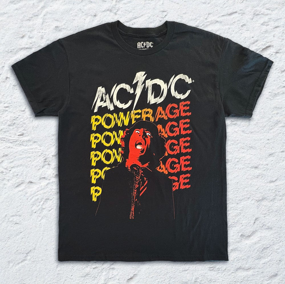 AC/DC - Powerage Repeat - Black T-shirt