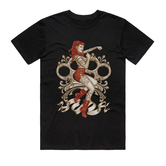 Alchemy UK - Bare Knuckle Betty - Black T-shirt