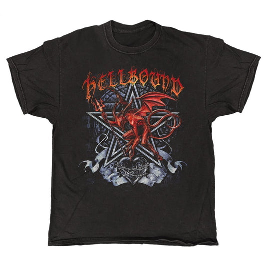 Alchemy UK - Hellbound - Black Vintage T-shirt