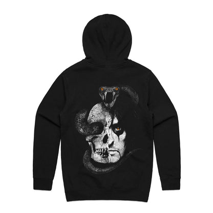 Alice Cooper - Snake Skull - Black Hoodie