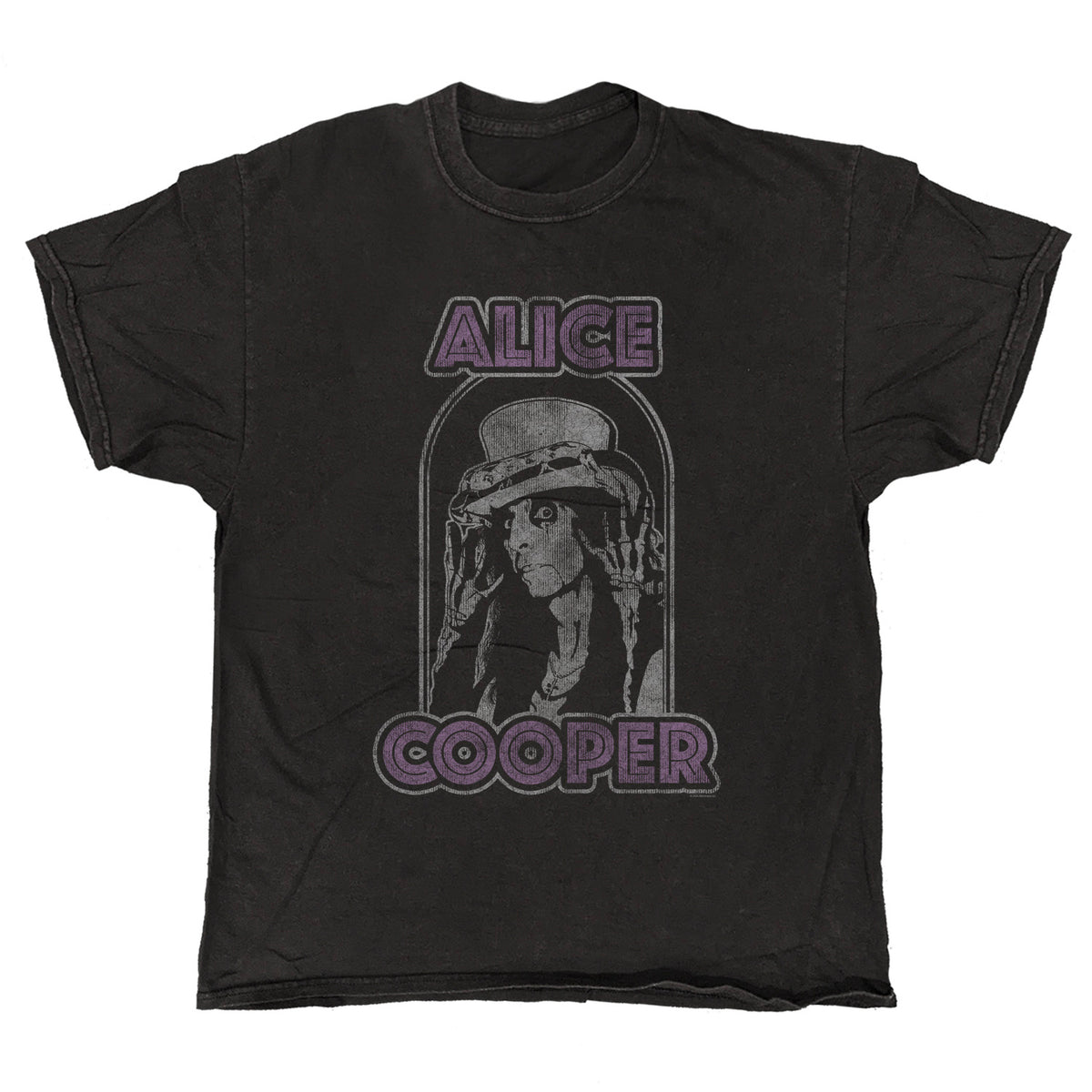 Alice Cooper - Top Hat - Black Vintage T-shirt