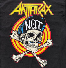 Anthrax - N.O.T Graphic - Black T-shirt