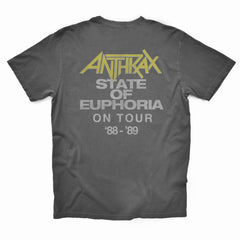 ANTHRAX - SOE on Tour - Faded Black T-shirt