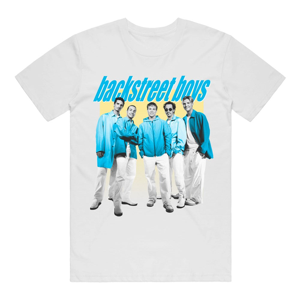 Backstreet Boys - Blue Band - T-shirt White