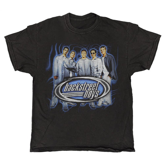 Backstreet Boys - Throwback - Vintage Wash T-shirt Black